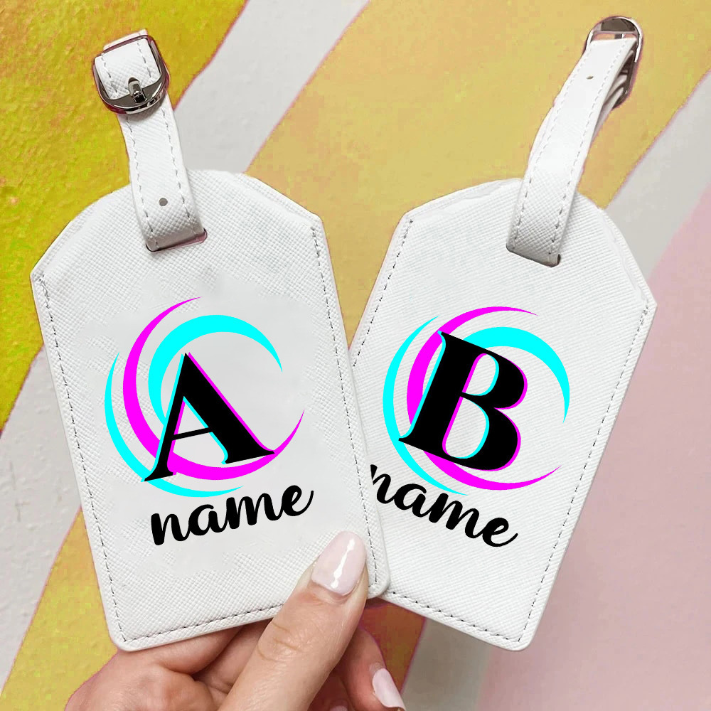 Travel Accessories Best - Personalised Cool Initial with Name Luggage