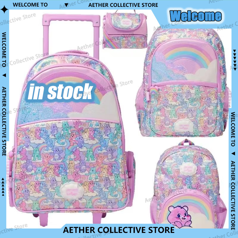 Travel Accessories Pink - Pink Playful Bear Backpack Supporting Meal