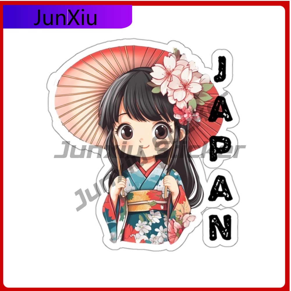 Travel Accessories Japan - Japan Travel Stickers Asian Japanese Girl
