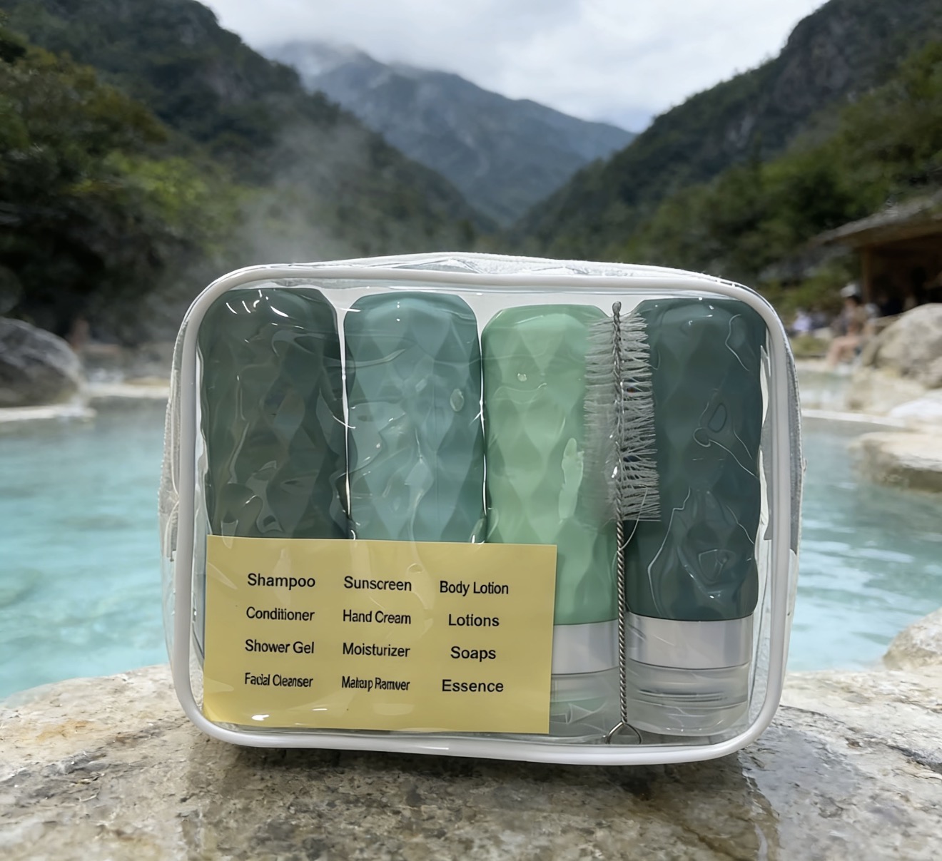 7-piece travel kit, TSA-approv - огляд і ціна Toiletry Bag Tsa
