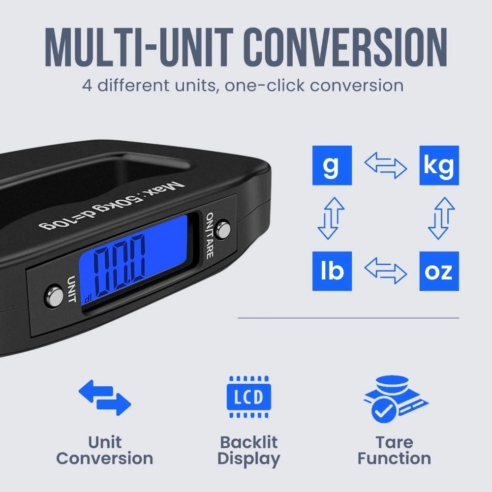 50Kg 10g Luggage Weight Scale, - огляд і ціна Luggage Scale Hanging