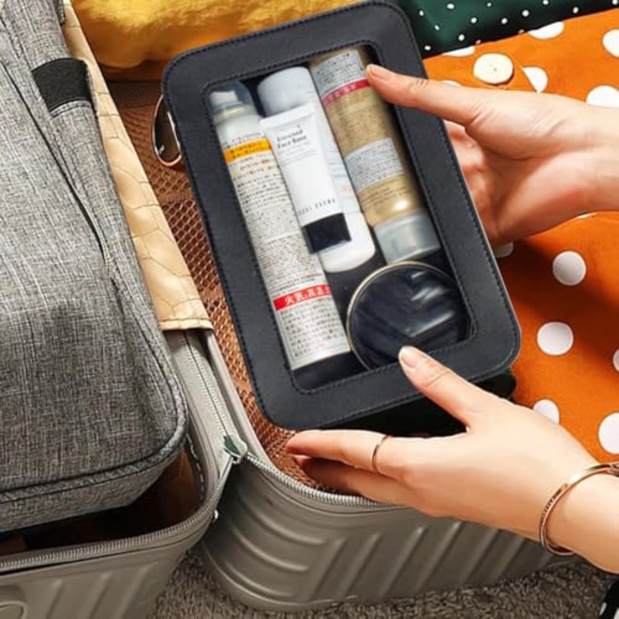 Clear Makeup Bag Small, TSA Ap - огляд і ціна Toiletry Bag Tsa
