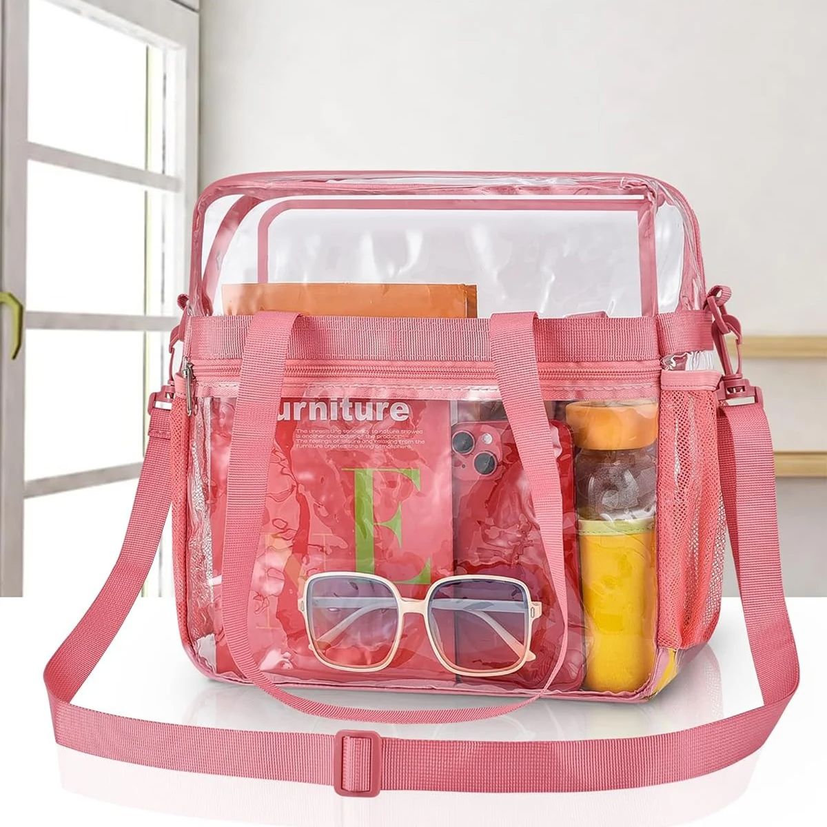 Pink Portable PVC Travel Bag f - огляд і ціна Travel Accessories Pink