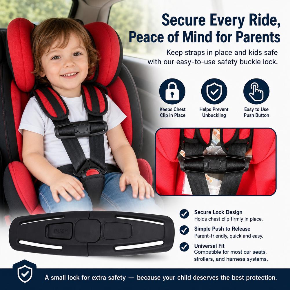 Car Child Safety Seat Strap Cl - огляд і ціна Travel Accessories For Toddlers