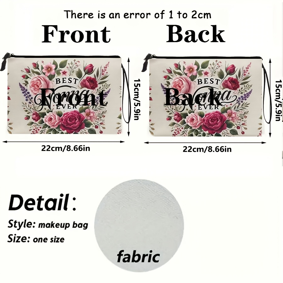 BEST NONNA EVER Makeup Bag Tra - огляд і ціна Travel Accessories Best