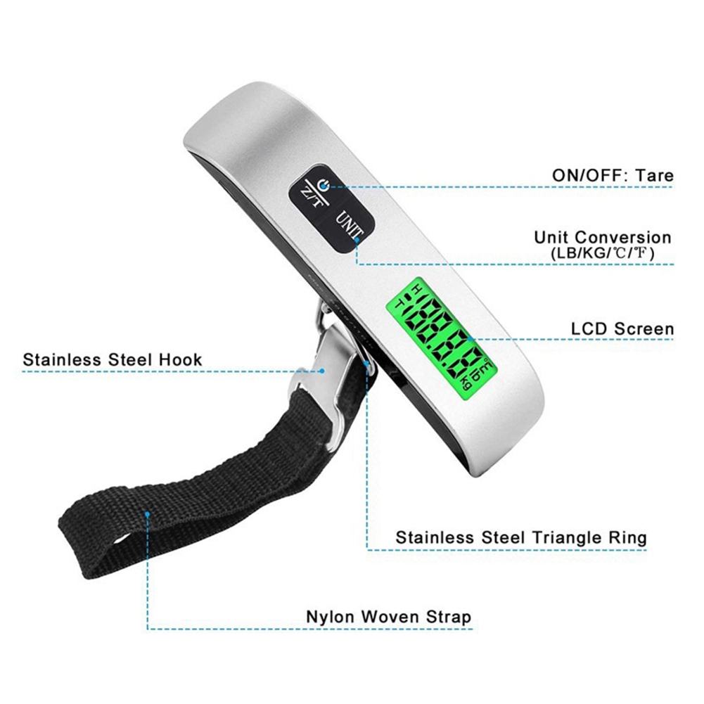 ABRT-LCD Digital Hanging Scale - огляд і ціна Luggage Scale Hanging