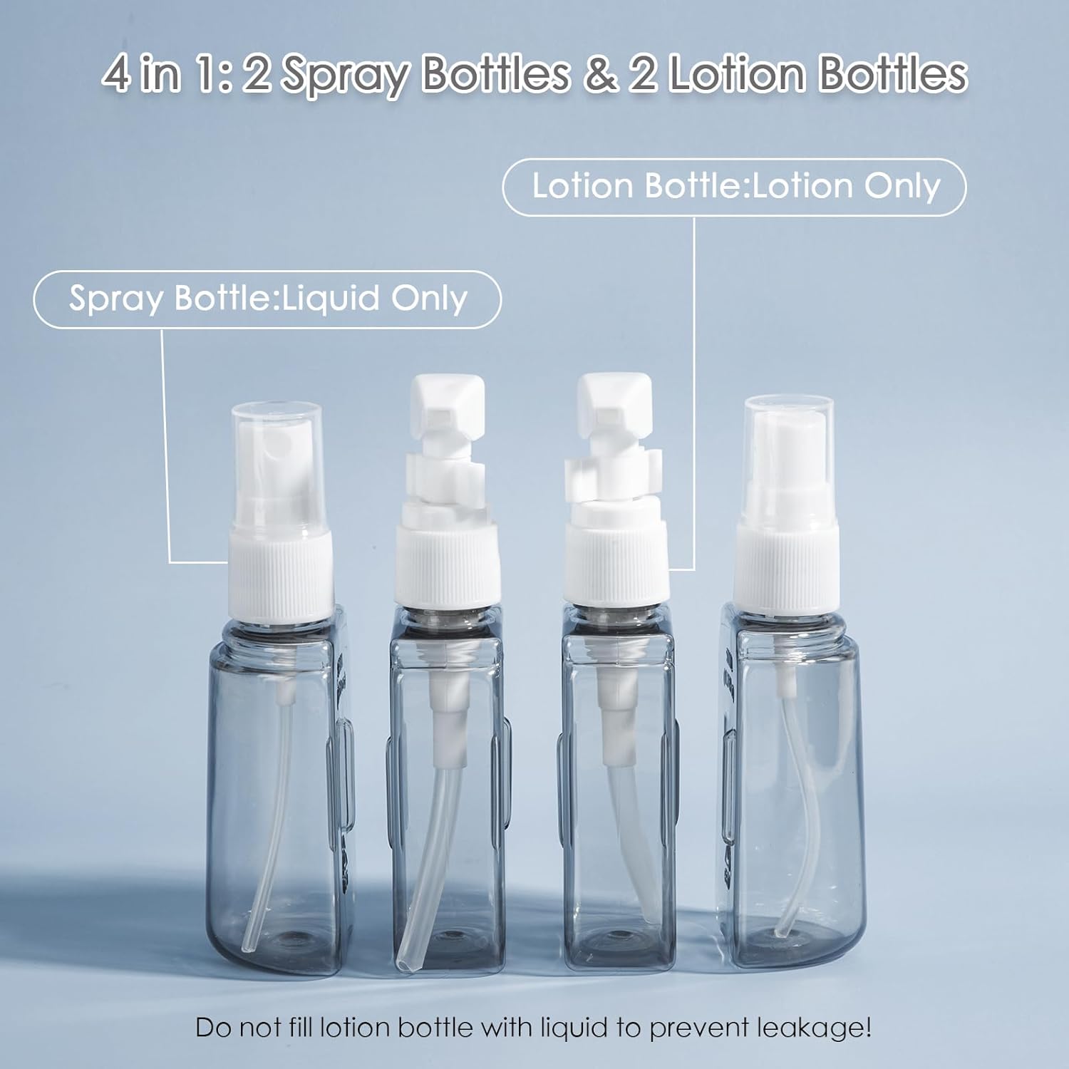 4 in 1 Leak Proof Containers f - огляд і ціна Toiletry Bag Tsa
