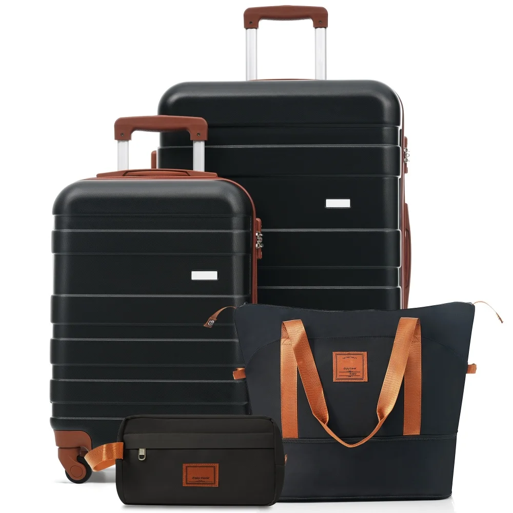 4-Piece Luggage Set  - 20in Ca - огляд і ціна Toiletry Bag Tsa