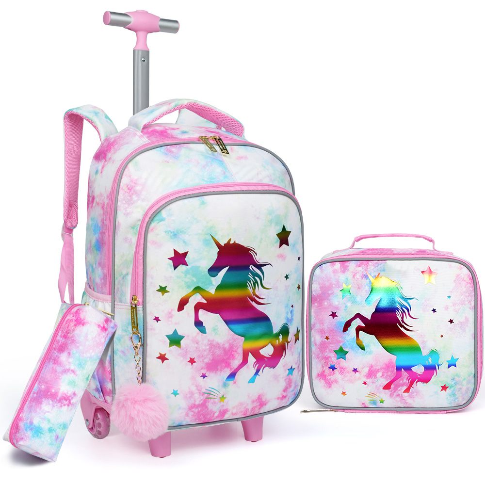 3PCS Kids Travel Bag, Luggage  - огляд і ціна Travel Accessories Pink