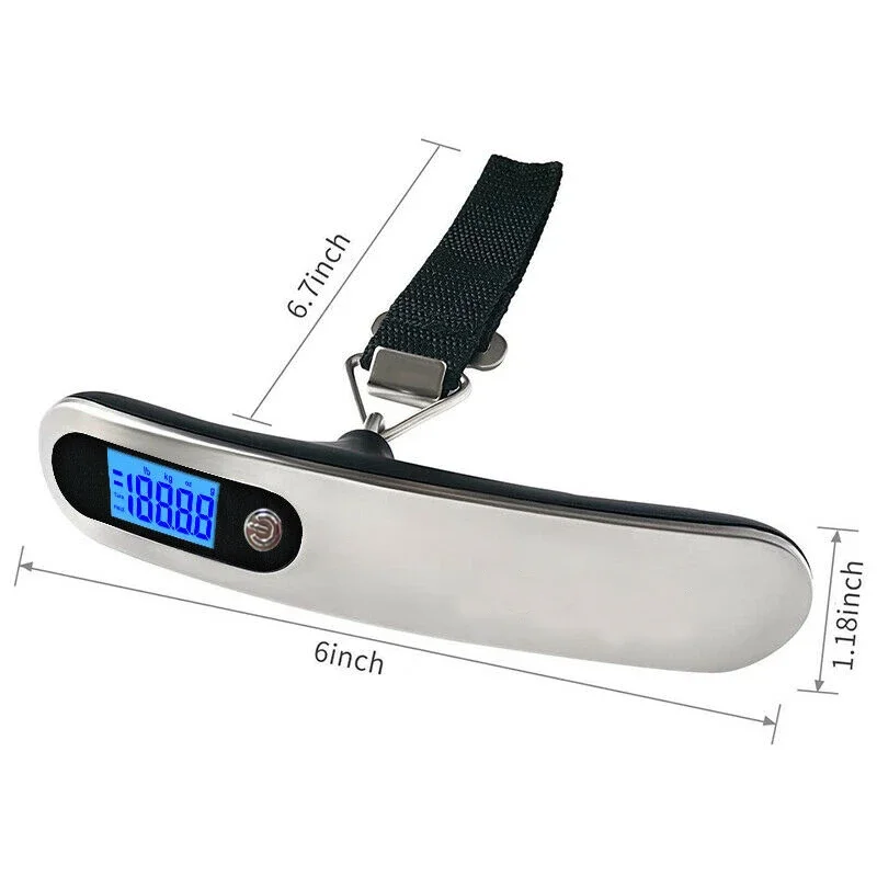 Portable 50kg 10g Digital Scal - огляд і ціна Luggage Scale Hanging