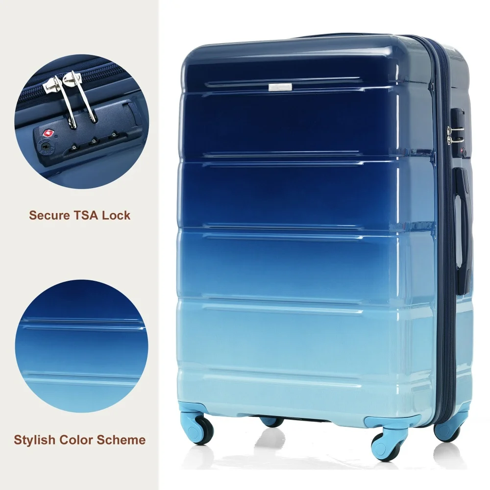 3-Piece Luggage Set  - Checked - огляд і ціна Toiletry Bag Tsa