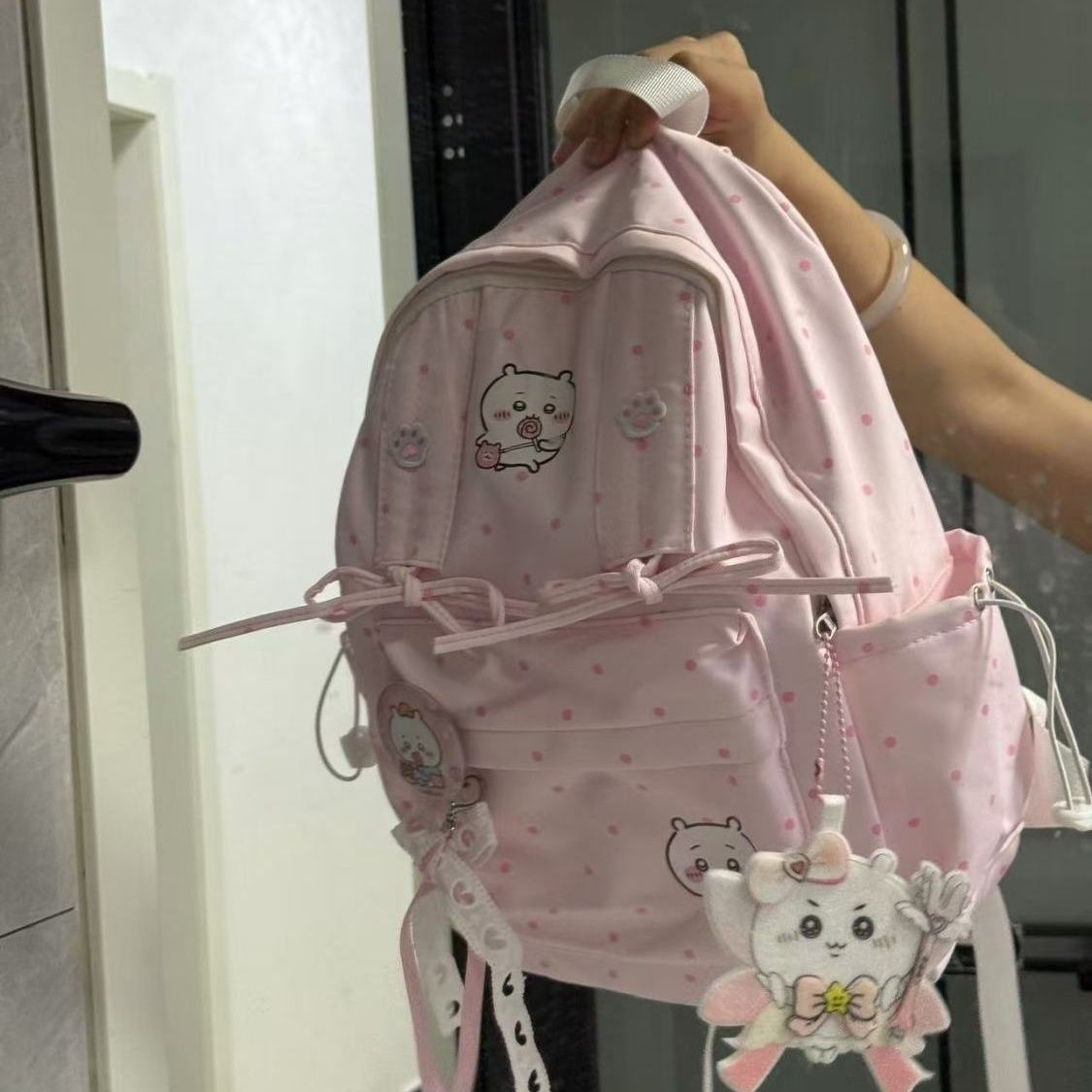 Cute Chiikawa Pink Polka Dot B - огляд і ціна Travel Accessories Pink