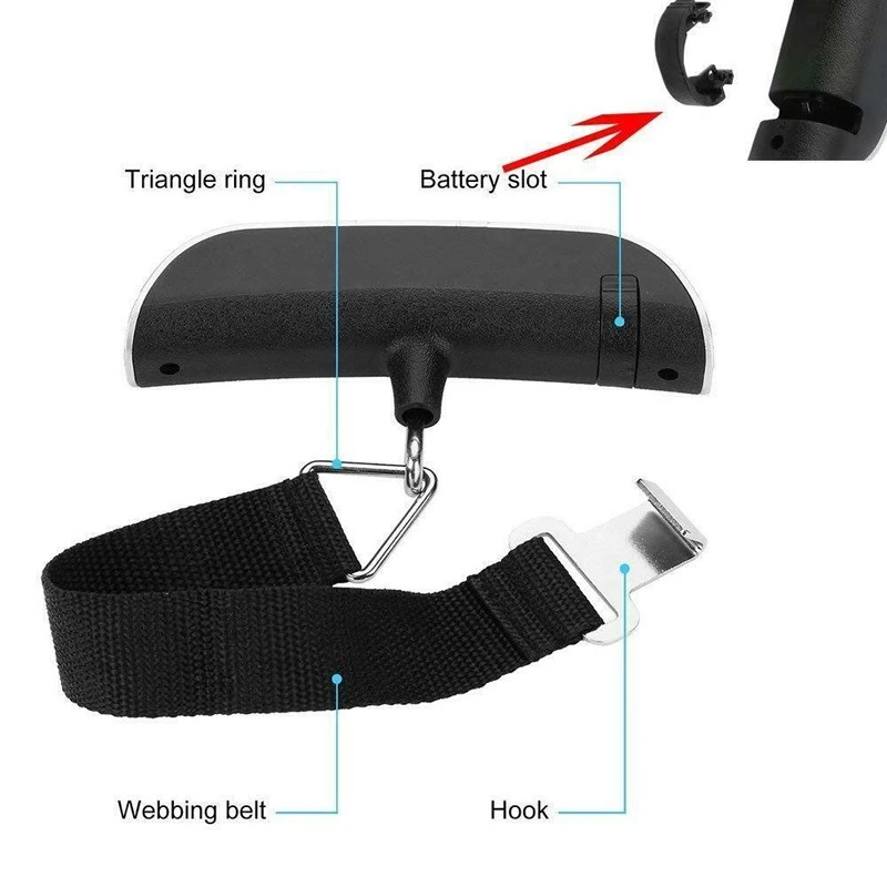 50kg 10g Portable Digital Hang - огляд і ціна Luggage Scale Hanging