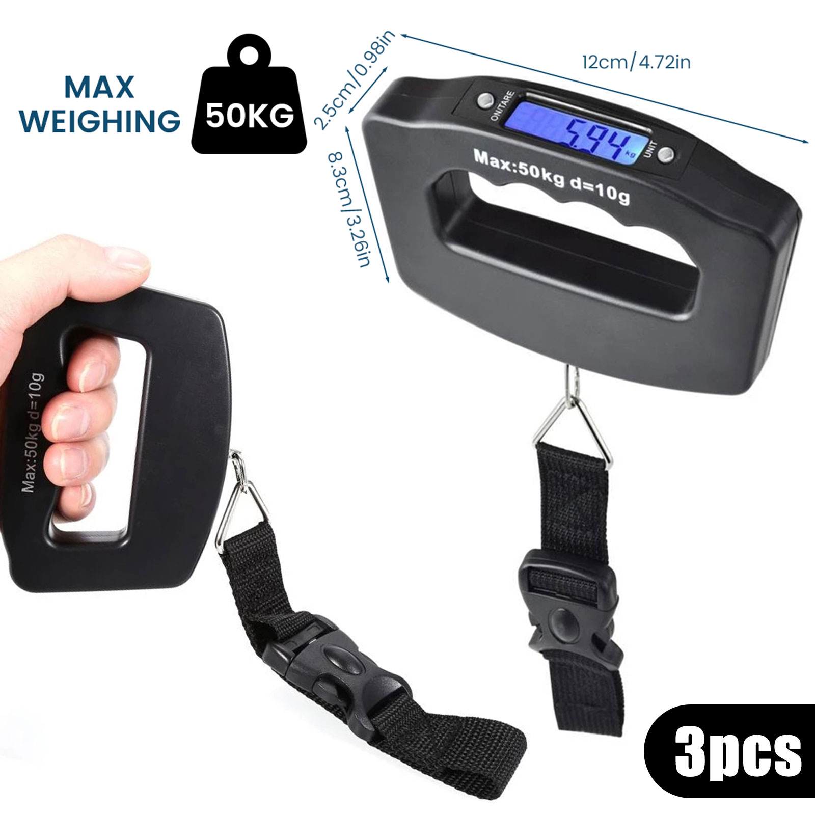 LCD Digital Luggage Scale Port - огляд і ціна Luggage Scale Hanging