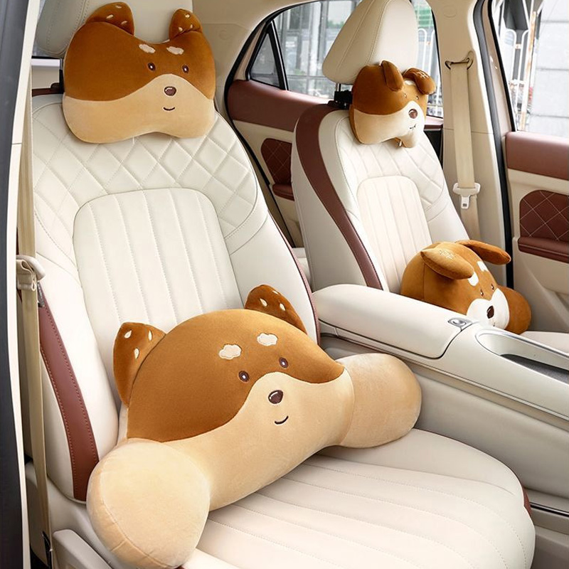 Cartoon Panda Car Seat Headres - огляд і ціна Travel Accessories Kids