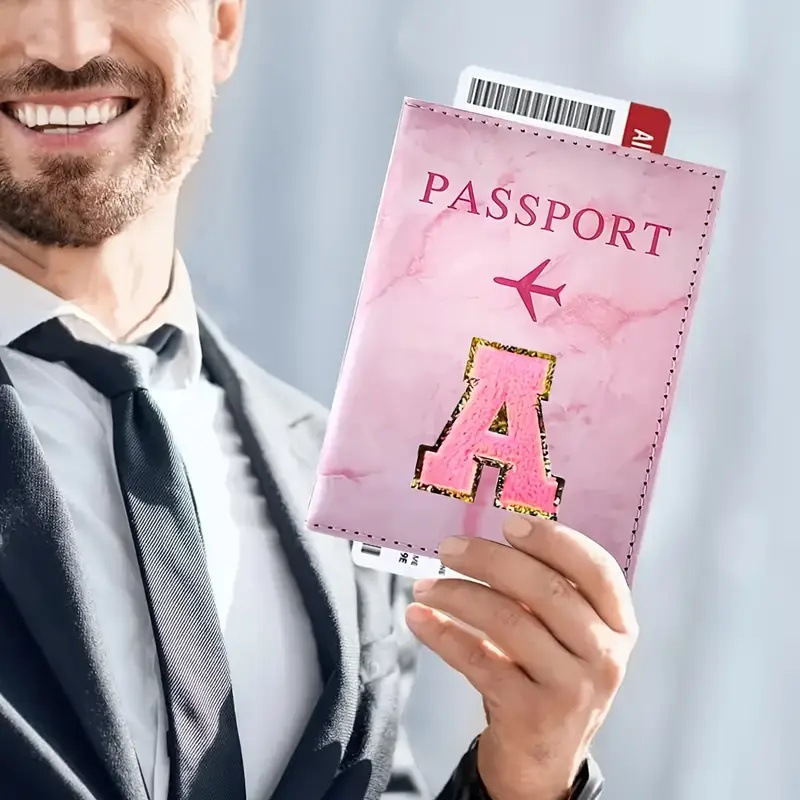 Pink PU Leather Passport Holde - огляд і ціна Travel Accessories Pink