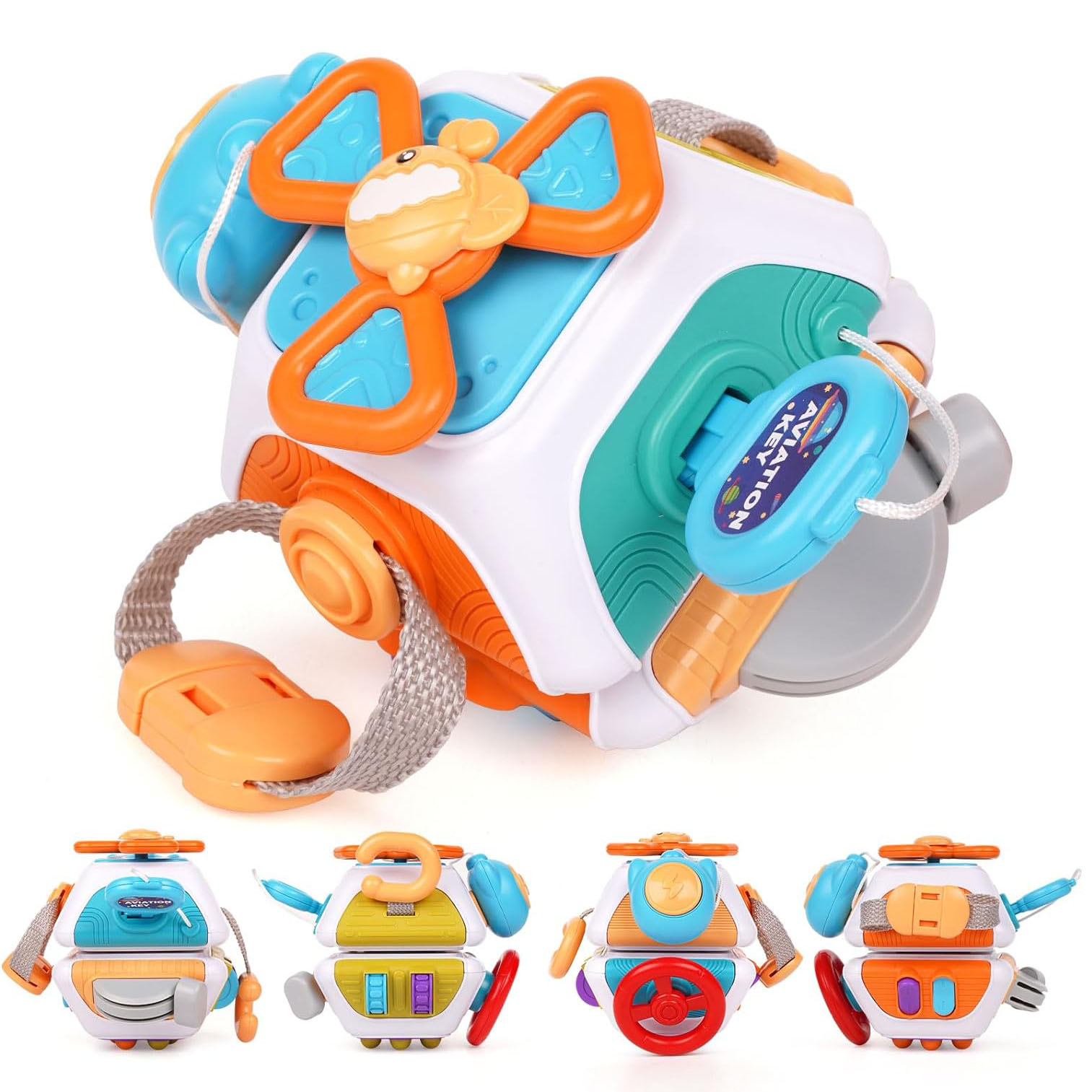 Baby Busy Board Cube Montessor - огляд і ціна Travel Accessories For Toddlers