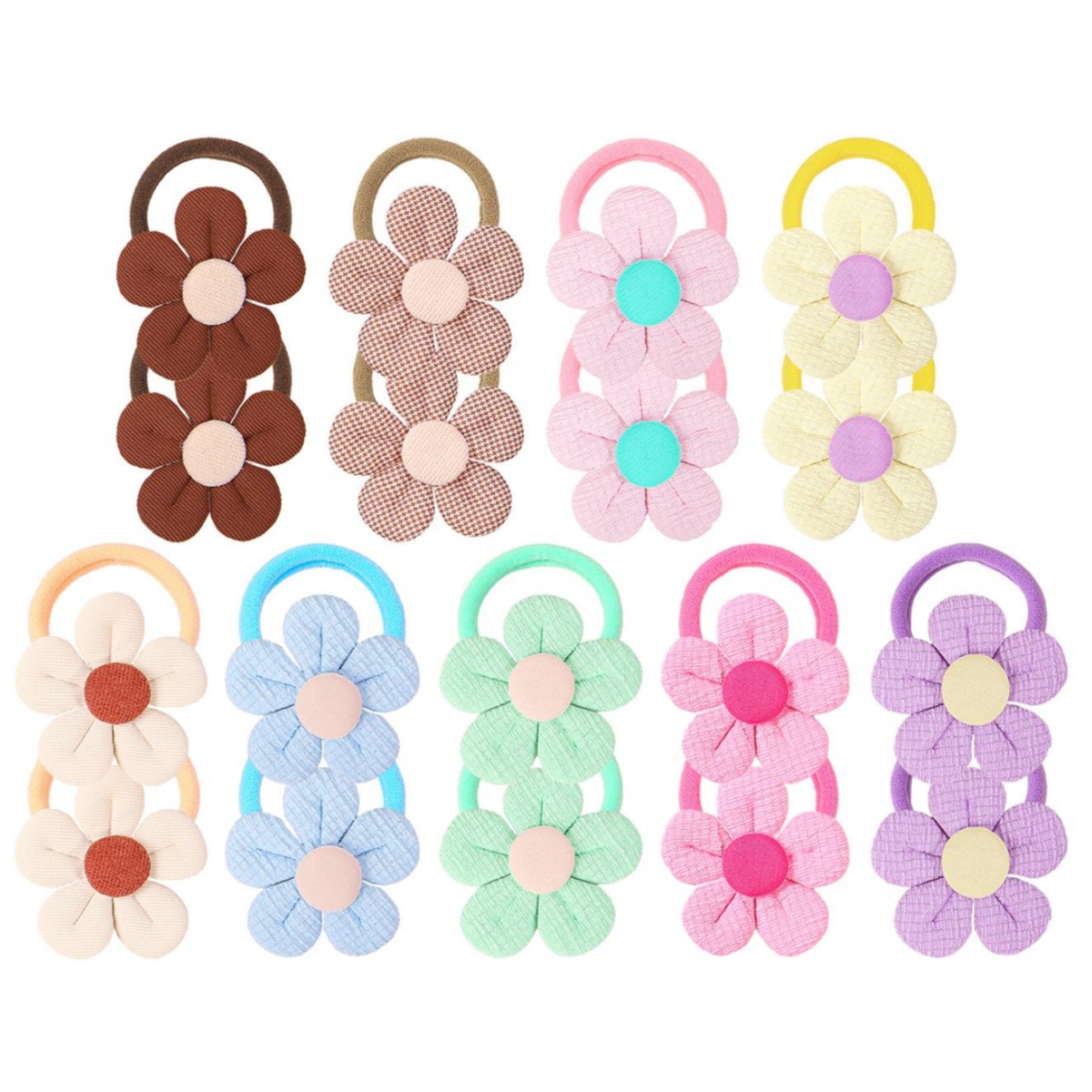 18pcs Sunflower Hair Ties Kids - огляд і ціна Travel Accessories Kids