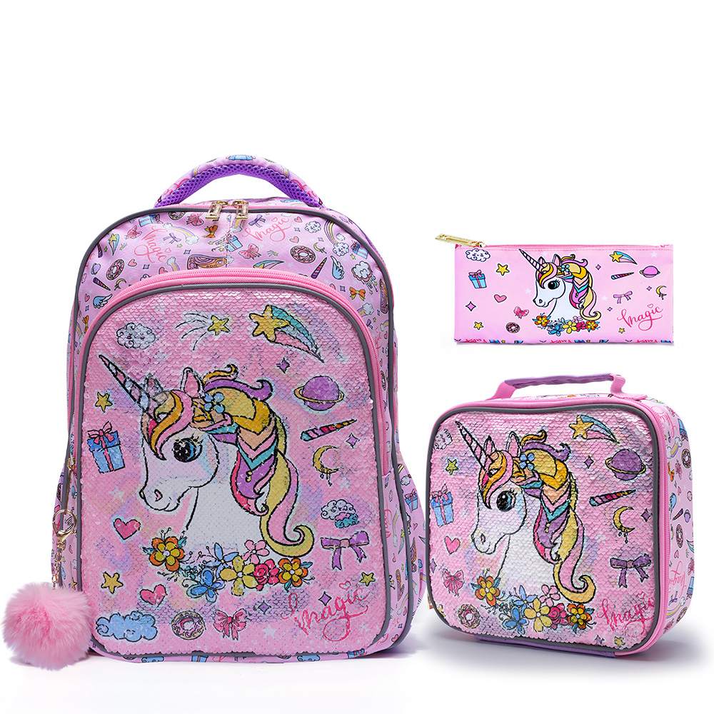 3PCS Kids Travel Bag, Luggage  - огляд і ціна Travel Accessories Pink