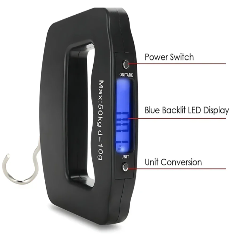 50kg/10g Travel Luggage Scale  - огляд і ціна Travel Accessories Electronics