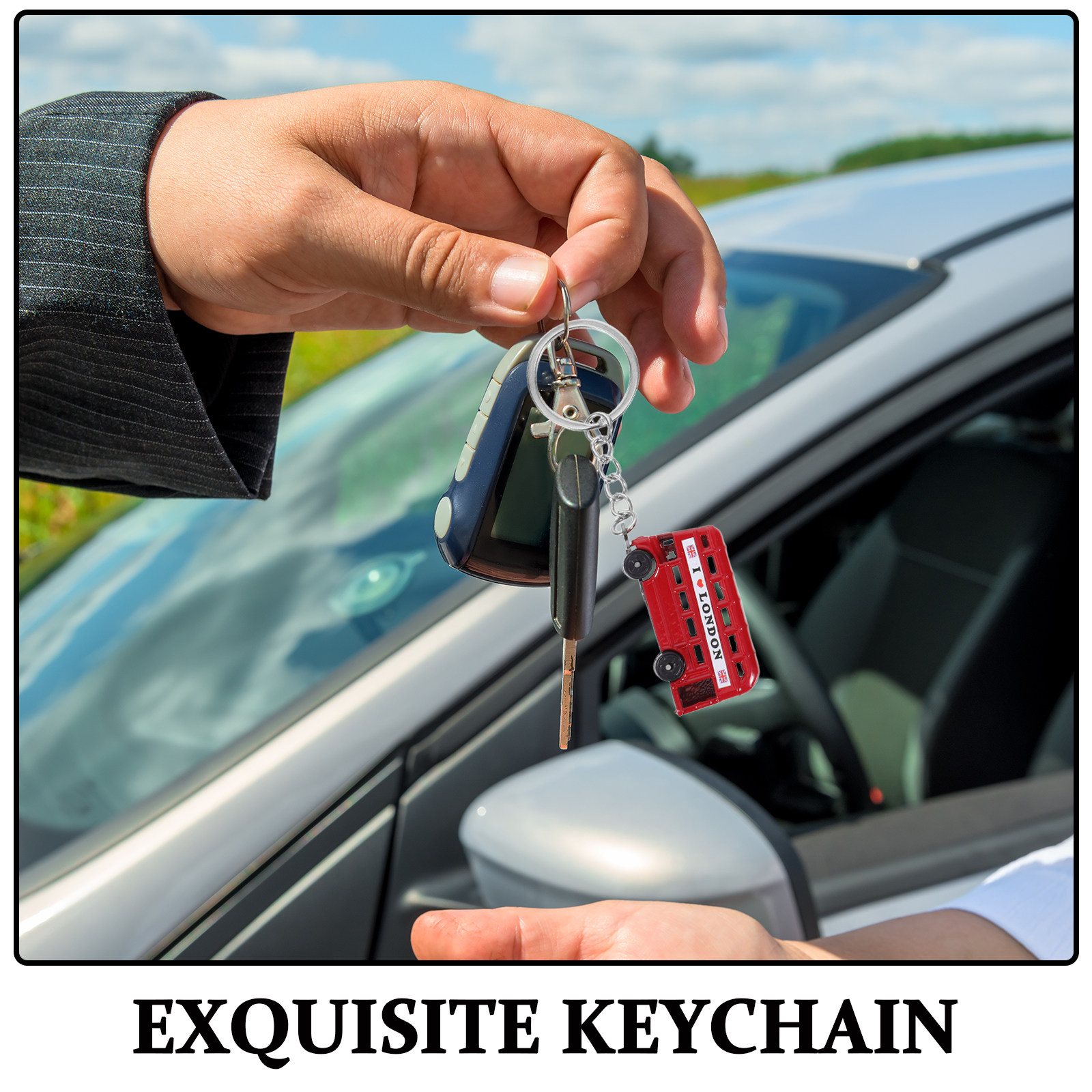 5Pcs London Landmark Keychain  - огляд і ціна Travel Accessories London