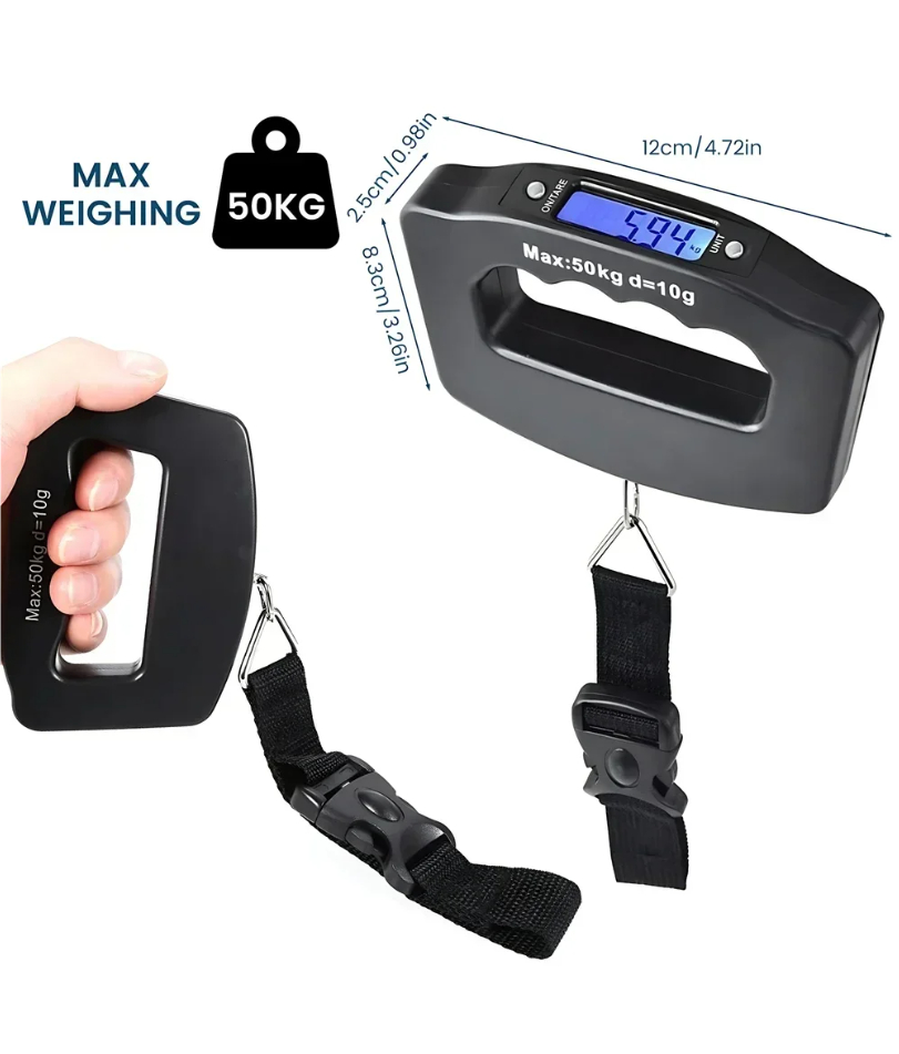 50kg Digital Luggage Scale Por - огляд і ціна Luggage Scale Hanging